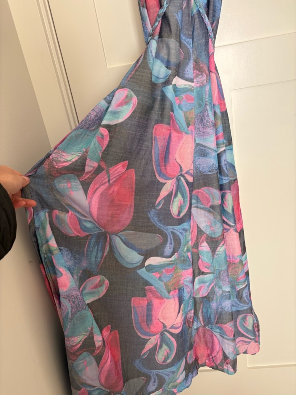 Anthropologie BOAMAR Miranda Dress In Blue Size M - Picture 9 of 10